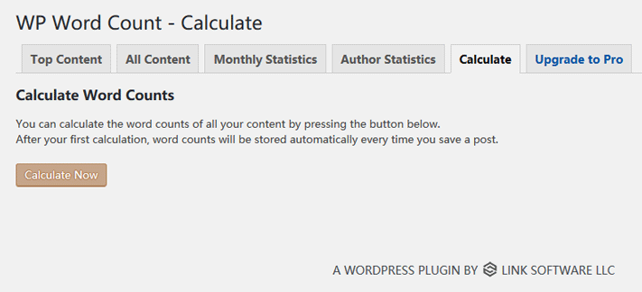 WP Word Count,WordPress文章字数统计插件